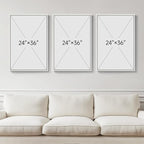 Framed Coastal Wall Art for Living Room, Large Modern Watercolor Botanical - Image 4
