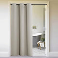 NICETOWN Faux Folding Accordion Doors, Front Door Curtains, Privacy Blackout by NICETOWN