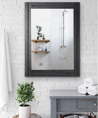 AAZZKANG Wood Framed Mirror Rectangular Mirrors - Image 4