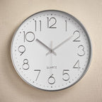 Tosnail 12 Inches Round Silent Non Ticking Quartz Wall Clock - Image 6