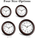 KECYET 12 Inch Wall Clocks Battery Operated Silent Non-Ticking Wall Clock - Image 3