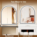 Arched LED Mirror for Bathroom 30"x36", 3 Color Changing, Shatterproof - Image 7