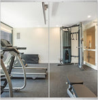 Delma Home Gym Mirror, Large Full Body Tempered Glass Frameless, Wall-Mounted by Delma