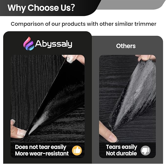 Black Wood Peel and Stick Paper - Image 8