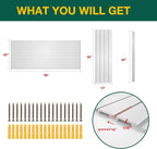 Yuzzy Slat Wall Paneling 4 x 8ft, Garage Slatwall Panel Wall Storage Systems - Image 4