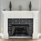 100 Pieces Old Town Black Faux Brick Wall Tiles, Clay Manufactured Thin Brick - Image 4