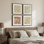 Framed William Morris Wall Art Set of 4, Vintage Botanical Floral Fruit Pattern - Image 6