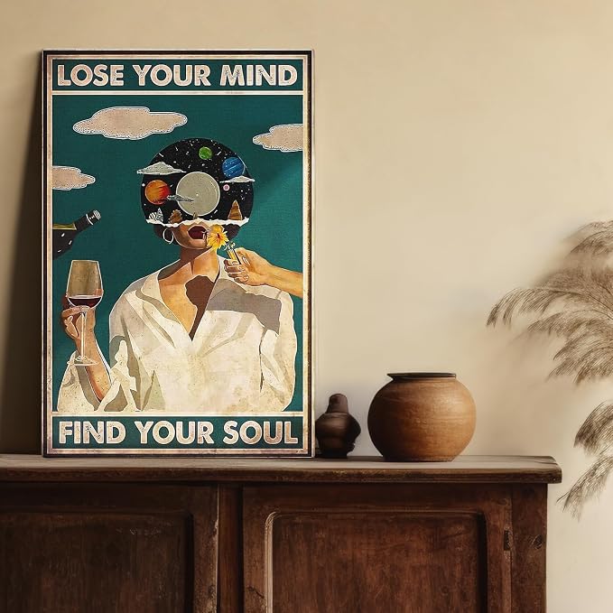 DIHSIEG 12x16 Dark Green Flower Canvas Wall Art Vintage Poster Frameless Floral - Image 6