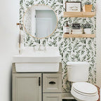 Livebor Green Leaf Wallpaper Peel and Stick Olive Leaf Contact Paper 17.7inch x - Image 3