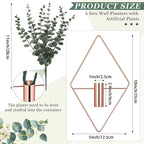 Jexine 4 Pcs Hanging Planters - Image 2