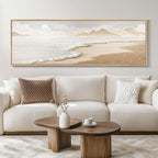 Framed Boho Coastal Beach Wall Art - Image 3