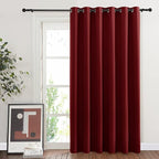 NICETOWN Glass Door Curtains for Window, Wide Thermal Curtain Panels, Sliding - Image 8
