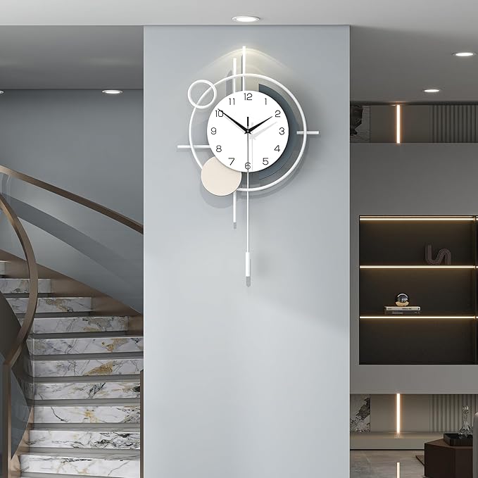 Decorative Wall Clock Silent Battery Operated Large Modern Wall Clock by CreativeWallClock