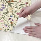 JiffDiff Floral Wallpaper Peel and Stick- 1181" x 17.3" Farm Floral Wall Paper - Image 7