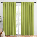 NICETOWN Living Room Curtains, Fresh Green, 1 Pair, 70 x 84-inch, Home by NICETOWN