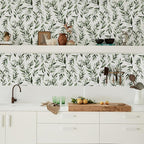 Livebor Green Leaf Wallpaper Peel and Stick Olive Leaf Contact Paper 17.7inch x - Image 8