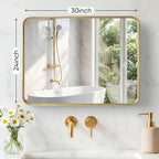 NEWBULIG 24X30 Inch Bathroom Mirror - Image 2