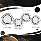 4 Set. Circle Mirrors for Wall Decor for Living Room Bedroom Bathroom Entryway - Image 6