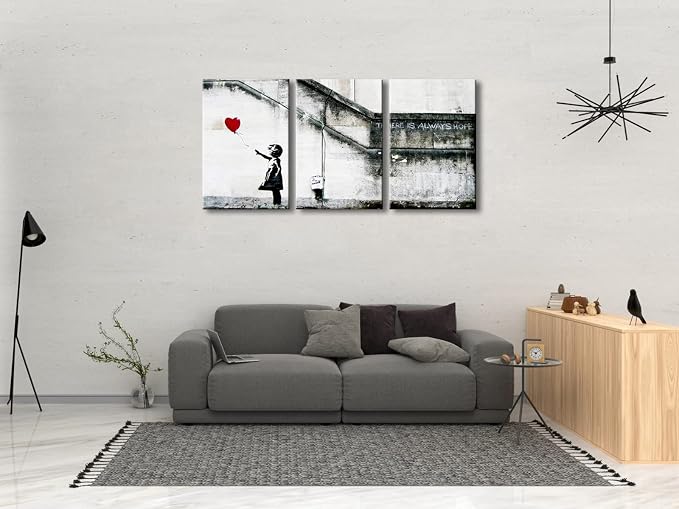 Wieco Art Banksy Grafitti Girl - Image 5