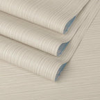 TANONE Beige Grasscloth Peel and Stick Wallpaper, Faux Linen Textured Self by TANONE