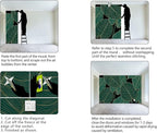 Black and Gold Leaf Mural Bedroom Tropical Green Botanical Wallpaper Room Plant - Image 6