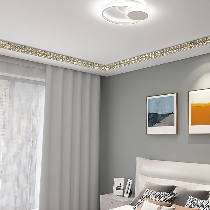 HOMETITUTE Wallpaper Border Peel and Stick Decorative Wall Trim Self Adhesive - Image 4
