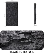 OUZUGIE 4 PCS Faux Stone Wall Panel 47.2’’ x 23.6’’ Interior Exterior Wall - Image 2