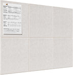MaxGear Large Cork Board for Wall 36" x 24", Light Tan Bulletin Board, 6 Pack by MaxGear