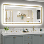 72x32 Inch LED Bathroom Mirror by Briivuemodernmirrors