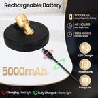 HAMVIDNE LED Spotlight, Rechargeable Battery Spot Lights - Image 2