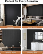 SODOCT 12 Pack Large Acoustic Panels, 47.2" X 23.6" X 0.4" Sound Proof Panels - Image 6