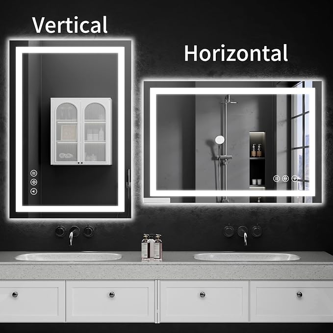 LED Bathroom Mirrors 26"x38" Bathroom Mirror - Image 9