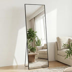 Sweetcrispy 58"x19" Full Length Mirror, Leaning or Standing Full Body Mirror - Image 2