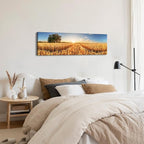Sunset Forest Wall Art Nature Wheat Field Landscape Pictures Wall Decor - Image 4