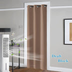 RYB Home Blackout Curtains Thermal Insulating Privacy Temporary Door Curtains - Image 2