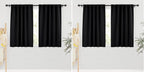 RYB HOME Short Bedroom Blackout Curtains by RYBHOME