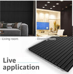 Art3d 4 Pack 47.2 x 23.6in. Wood Slat Acoustic Panels - Image 3