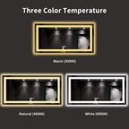 LOAAO 60X30 LED Bathroom Mirror - Image 5