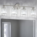 Crystal Bathroom Light Fixtures, Bathroom Lighting Fixtures Over Mirror by Kvhiiw