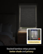 UNISHADES Cordless Bamboo Roman Shades - Image 5