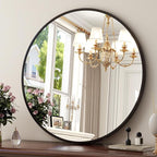 XRAMFY 24 Inch Round Mirror by XRAMFY