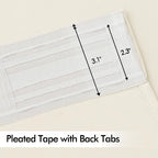 MIULEE Birch Back Tab Blackout Curtains 90 Inches Long 2 Panels Set - Image 4