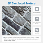 COMSTICKC 3D Faux Stone Wall Panel Peel and Stick Wall Tiles, Ultra-Light Thin - Image 3