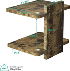 WALI Floating TV Shelf, 2 Tier Projector Shelf - Image 2