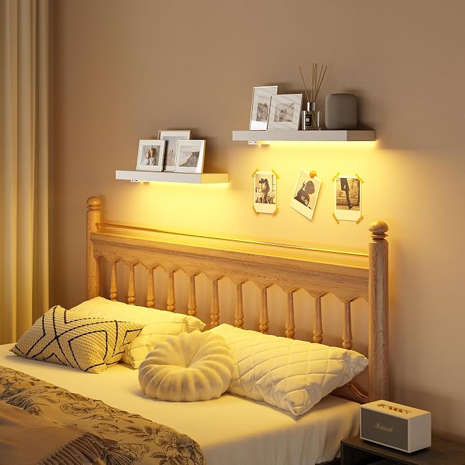 BAMEOS Floating Shelves with LED - Image 7