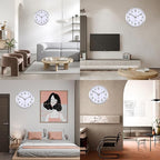 Atomic Analog Wall Clock, 14Inch Radio Controlled Sets Automatically Wall Clock - Image 8