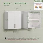 FIMELLO 60" Laundry Room Wall Cabinets - Image 3