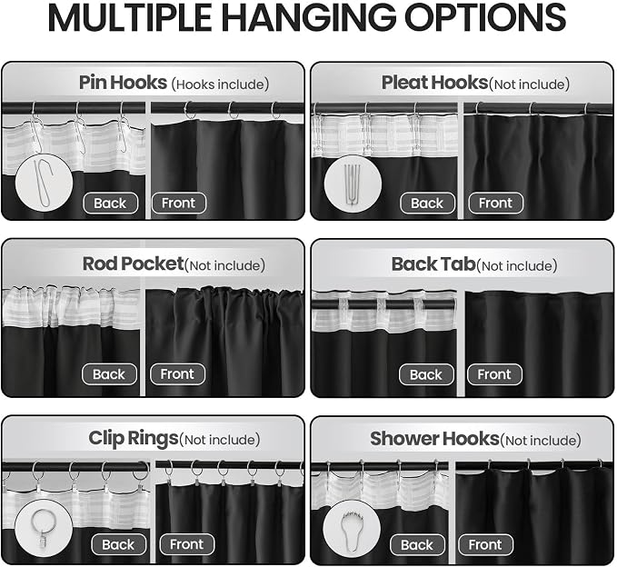 Home Theater Curtains Room Separator, Room Divider Curtains - Image 2