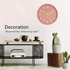 Roymnie Silent Wall Clocks Battery Operated 8 Inch-Modern Non Ticking Analog - Image 5