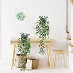 BLEUM CADE Fake Hanging Plants, Faux Mandala Vines Hanging Plant Greenery - Image 5